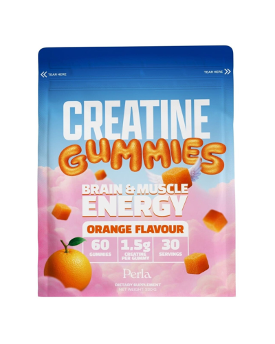 Жувальні вітаміни з креатином Perla Helsa Creatine Gummies для сили, витривалості та відновлення 60 шт