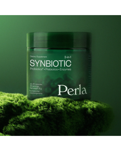 Диетическая добавка Perla Helsa Synbiotic 3 in 1 для баланса микробиоты и пищеварения 30 капсул