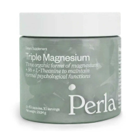 Perla Helsa Triple Magnesium – Диетическая Добавка Магний 3 форм + L-теанин + B6, 60 капсул
