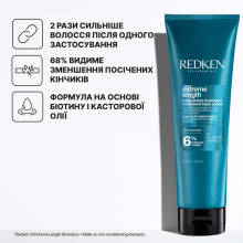 REDKEN Extreme Length багатофункціональна маска потрійної дії для зміцнення довгого волосся 250 мл