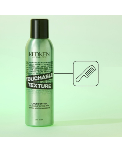 Легкий мус для текстури та об’єму волосся Redken Touchable Texture 200 мл