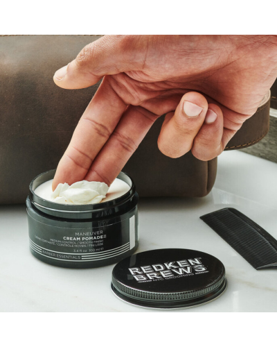Крем-помада середньої фіксації для чоловіків Redken Brews Maneuver Cream Pomade 100 мл