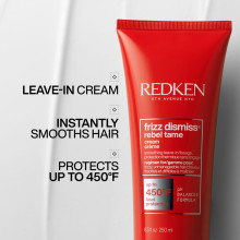 REDKEN Frizz Dismiss Rebel Tame незмивний крем для дисципліни та термозахисту волосся 250 мл