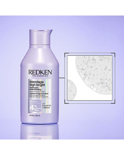 Шампунь для блона. Блеск, очищение, защита Redken Blondage High Bright 300 мл