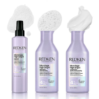 REDKEN Blondage High Bright, Шампунь для яскравості кольору фарбованого та натурального волосся відтінку блонд, 300 мл