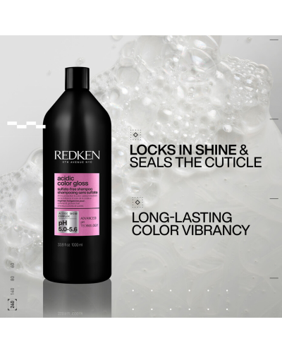 Шампунь для захисту кольору та сяйва фарбованого волосся Redken Acidic Color Gloss 1л