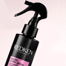 Redken Acidic Color Gloss Heat Protection Treatment, термозахисний спрей для захисту кольору та сяяння фарбованого волосся, 200 мл