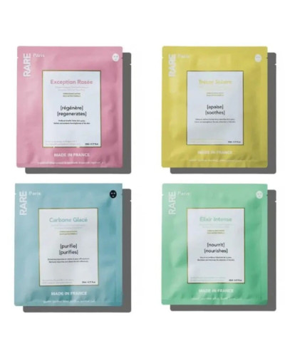 RARE Paris Box of 4 Face Mask — Набір із чотирьох масок для обличчя