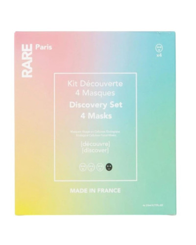RARE Paris Box of 4 Face Mask — Набір із чотирьох масок для обличчя