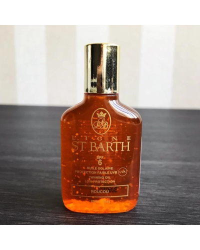 Масло для загара Ligne St Barth Roucou Tanning Oil SPF 6 для ровного загара и питания кожи 25 мл