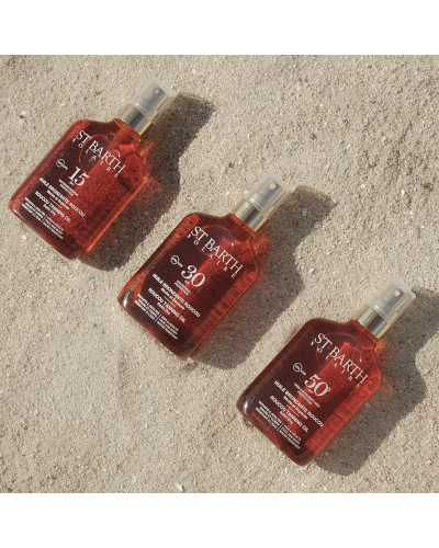 Олія-спрей Ligne St Barth Roucou Tanning Oil SPF 15 для засмаги та захисту шкіри і волосся 100 мл