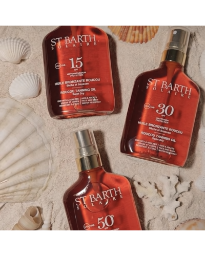 Олія-спрей Ligne St Barth Roucou Tanning Oil SPF 30 для засмаги та захисту шкіри і волосся 100 мл
