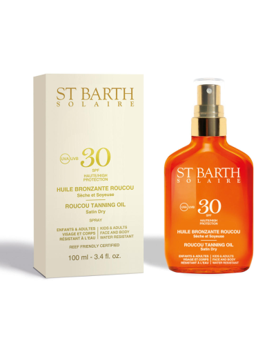 Олія-спрей Ligne St Barth Roucou Tanning Oil SPF 30 для засмаги та захисту шкіри і волосся 100 мл