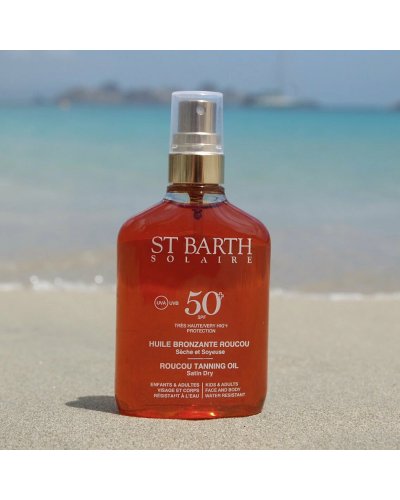 Олія-спрей Ligne St Barth Roucou Tanning Oil SPF 50 для засмаги та захисту шкіри і волосся 100 мл