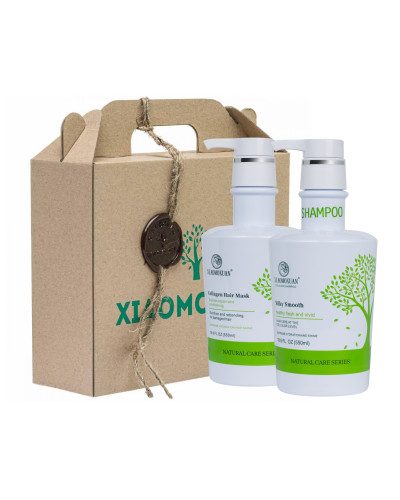 Подарочный набор для волос Xiaomoxuan Collagen Shampoo & Collagen Hair Mask (Шампунь 550 мл + Маска 550 мл)