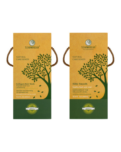 Подарочный набор для волос Xiaomoxuan Collagen Shampoo & Collagen Hair Mask (Шампунь 550 мл + Маска 550 мл)