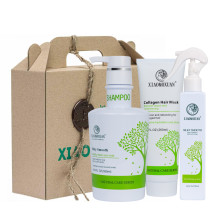 Xiaomoxuan Подарунковий набір для волосся 4 од (Collagen Shampoo 550 /Treatment 260 /Silky Smooth Spray 200 мл)