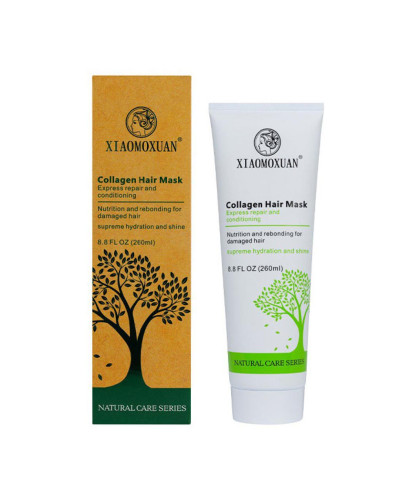 Подарочный набор для волос Xiaomoxuan №4 (Collagen Shampoo 550 мл + Silky Smooth Treatment 260 мл + Silky Smooth Spray 200 мл)