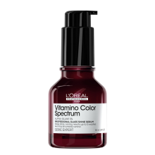 L'Oreal Professionnel Vitamino Color Spectrum Glass Shine Професійна незмивна сироватка для сяючого блиску та збереження 5 вимірювань колірного спектру після фарбування волосся 50 мл 