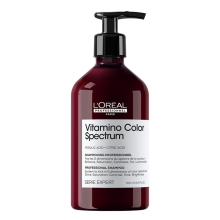 L'Oreal Professionnel Vitamino Color Spectrum Shampoo Профессиональный шампунь для сияющего блеска и сохранение 5 измерений цветового спектра после окрашивания волос 500 мл