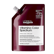 L'Oreal Professionnel Vitamino Color Spectrum Shampoo Профессиональный шампунь для сияющего блеска и сохранение 5 измерений цветового спектра после окрашивания волос refill 500 мл