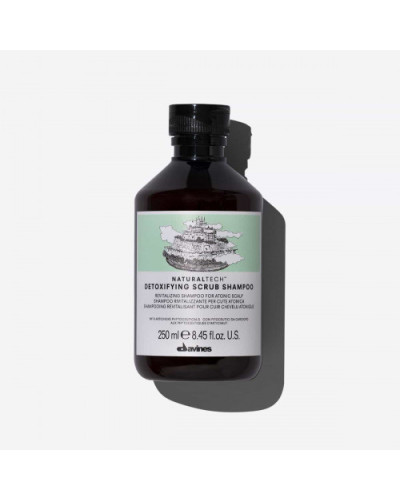 Davines DETOXIFYING детокс шампунь-скраб для атониічної шкіри голови 250 мл