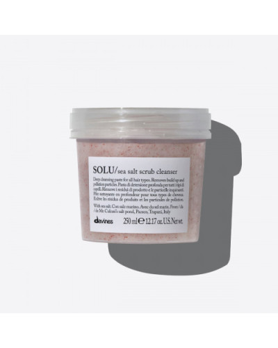 Davines SOLU очищающая паста-скраб с морской солью 250 мл