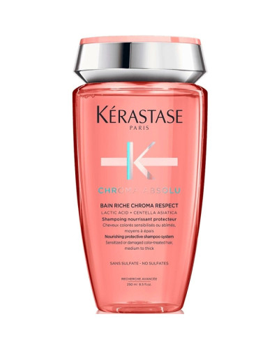 Kerastase Chroma Absolu Bain Riche Chroma Respect, Шампунь живлення та відновлення фарбованого волосся, 250 мл