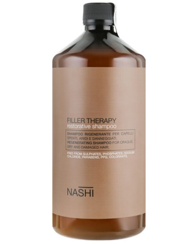 Nashi Argan FILLER THERAPY Тонизирующий шампунь для волос 1000 мл