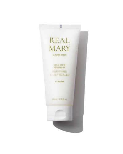 RATED GREEN REAL MARY PURIFYING SCALP SCALER Глубокоочищающая маска для кожи головы с морской солью, 200 мл