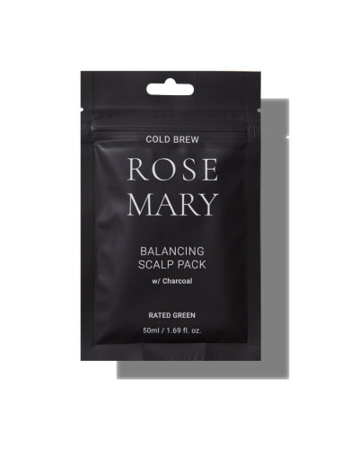 RATED GREEN REAL ROSEMARY BALANCING SCALP PACK W/ CHARCOAL Балансуюча маска з розмарином 50 мл