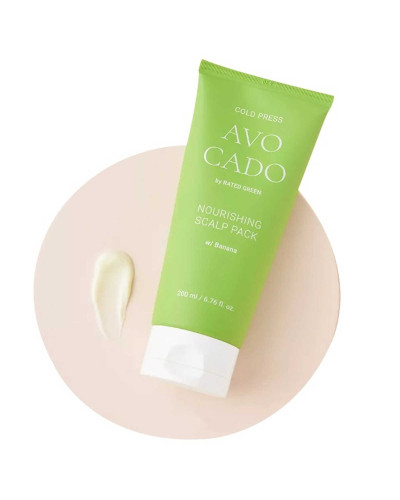 RATED GREEN REAL AVOCADO NOURISHING SCALP PACK W/ BANANA Живильна маска з авокадо 200 мл