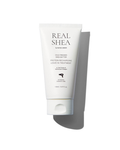 RATED GREEN REAL SHEA PROTEIN RECHARGING LEAVE-IN TREATMENT Восстанавливающий термозащитный крем для волос 50 мл