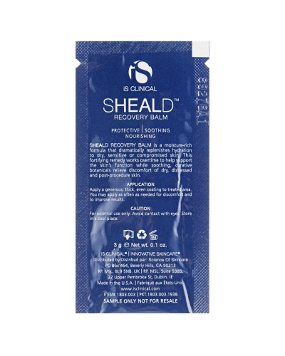 IS CLINICAL SHEALD Recovery Balm, Бальзам для захисту та відновлення, 3 г
