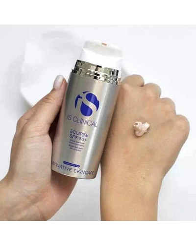 IS CLINICAL Eclipse SPF 50+ PerfecTint Beige, Крем сонцезахисний бежевий, 100 г