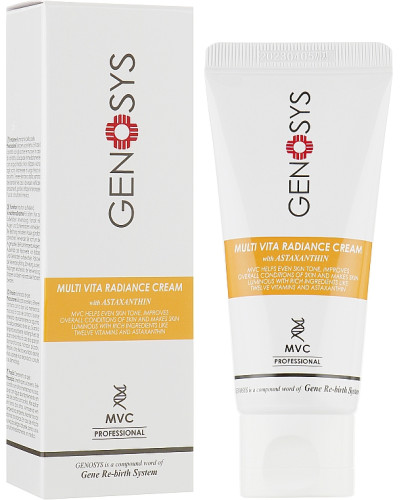 Genosys Multi VITA Radiance Cream (MVC) Мультивитаминный крем для сияния кожи с астаксантином 50 г