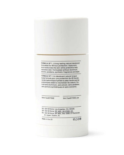 SALT STONE Deodorant Neroli & Basil, Натуральний дезодорант з ароматом неролі та базиліку, 75 г
