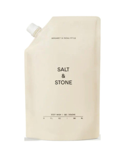 SALT STONE Body Wash Refill Bergamot & Eucalyptus Гель для душу з ароматом бергамоту та евкаліпта 946 мл