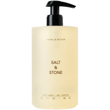 SALT STONE Body Wash Santal & Vetiver, Антиоксидантний гель для душу з ароматом сандалового дерева та ветиверу, 450 мл
