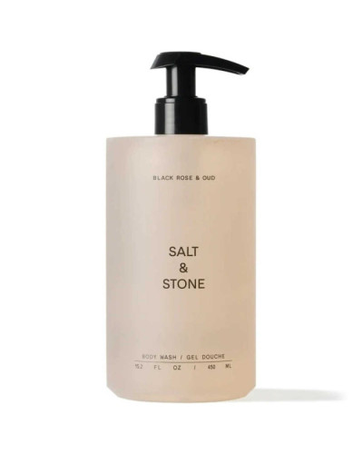 SALT STONE Body Wash Stone Body Wash Black Rose, Гель для душа з ароматом чорної троянди та уда, 450 мл