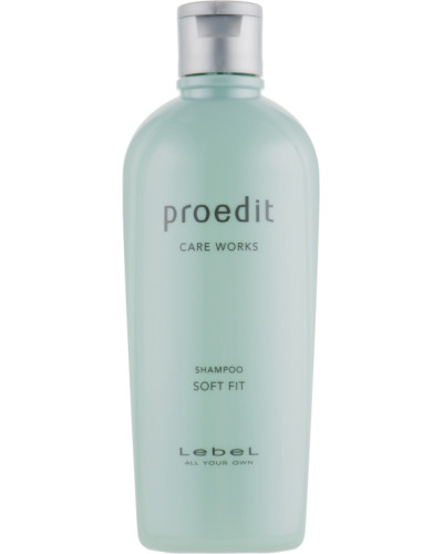 Lebel Proedit Soft Fit Shampoo Увлажняющий шампунь для восстановления сухих волос 300 мл