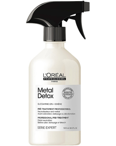 Loreal Serie Expert Metal Detox Pre-Treatment Spray Спрей для відновлення фарбованого волосся 500 мл