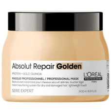 Loreal Serie Expert  Absolut Repair Gold Quinoa+Protein Mask Золотиста маска для інтенсивного відновлення волосся 500 мл