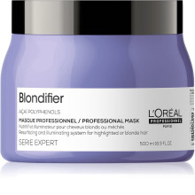 Loreal Serie Expert Blondifier Masque Маска-сияние для волос, восстанавливающая 500 мл