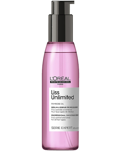 Loreal Serie Expert Liss Unlimited Blow-Dry Oil Розгладжувальна олія для неслухняного волосся 125 мл