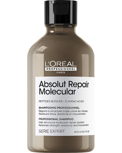 Loreal Serie Expert Absolut Repair Molecular шампунь для  молекулярного відновлення структури 300 мл