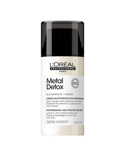 Професійний Крем Loreal Serie Expert Metal Detox для Зменшення Ламкості Всіх Типів Волосся