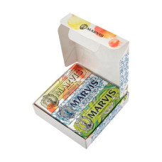 Marvis Tea Collection Kit Подарунковий набір із зубними пастами 3х смаків (Цвітіння чаю, Англійський чай з бергамотом, Чай матча) 3x25 мл