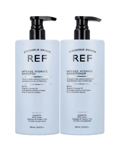 REF Duo Intense Hydrate Дуо набір "Зволоження волосся" 600+600 мл