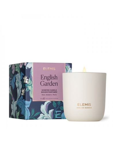 English Garden Candle Аромасвічка Англійский Сад 220 г (з ароматом троянди, ожини та півонії)